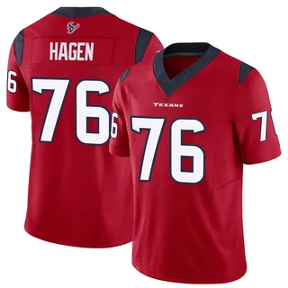 Sam Hagen Houston Texans Youth Limited Vapor F.U.S.E. Nike Jersey - Red
