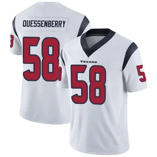 Scott Quessenberry Houston Texans Men's Limited Vapor Untouchable Nike Jersey - White
