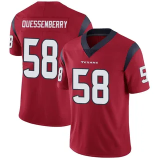 Scott Quessenberry Houston Texans Youth Limited Alternate Vapor Untouchable Nike Jersey - Red