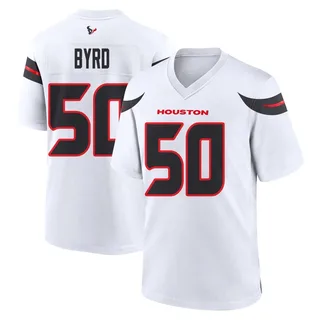 Solomon Byrd Houston Texans Men's Game Nike Jersey - White