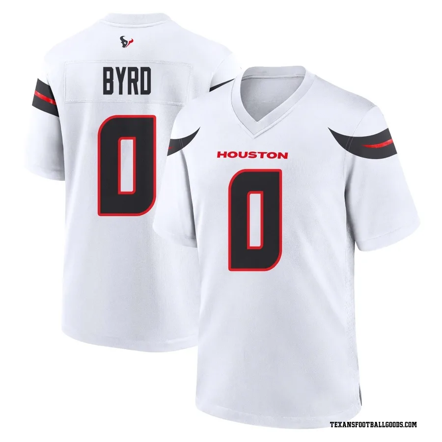 Solomon Byrd Houston Texans Men's Game Nike Jersey - White