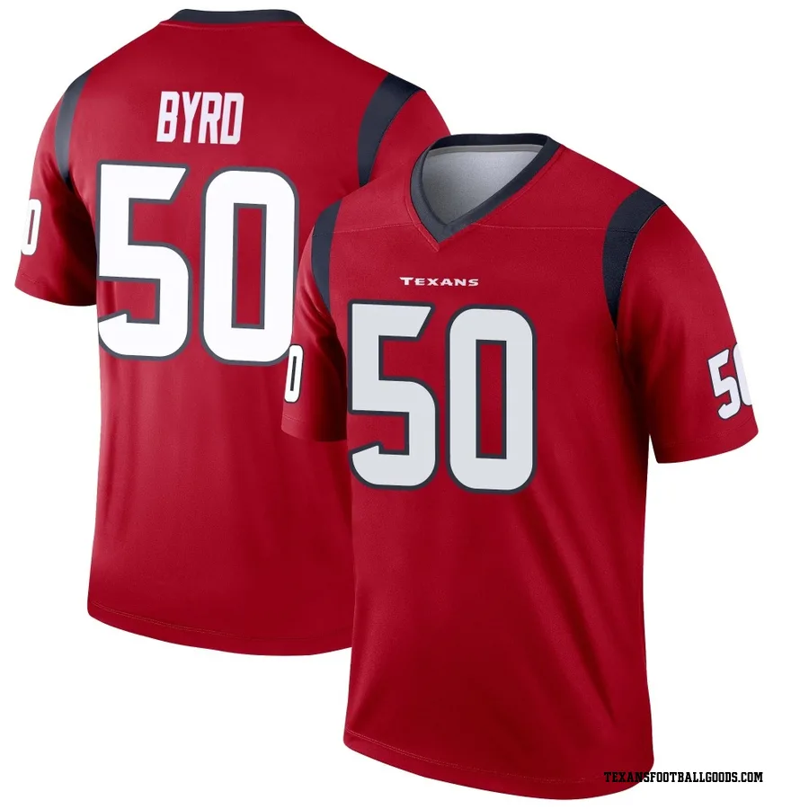 Solomon Byrd Houston Texans Men's Legend Nike Jersey - Red