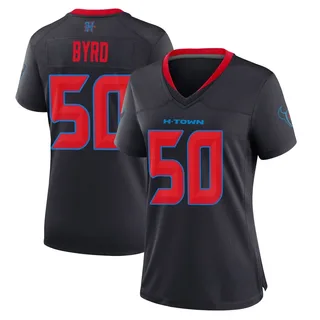 Solomon Byrd Houston Texans Women's Game 2nd Alternate Nike Jersey - Navy