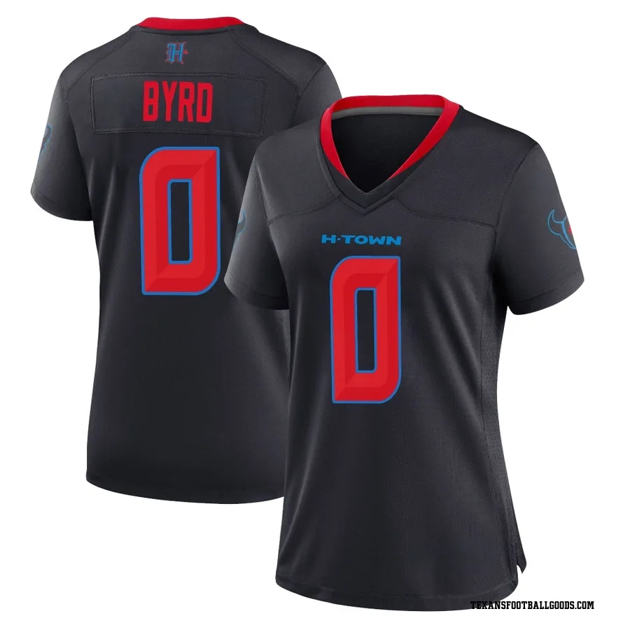 Solomon Byrd Houston Texans Women's Game 2nd Alternate Nike Jersey - Navy