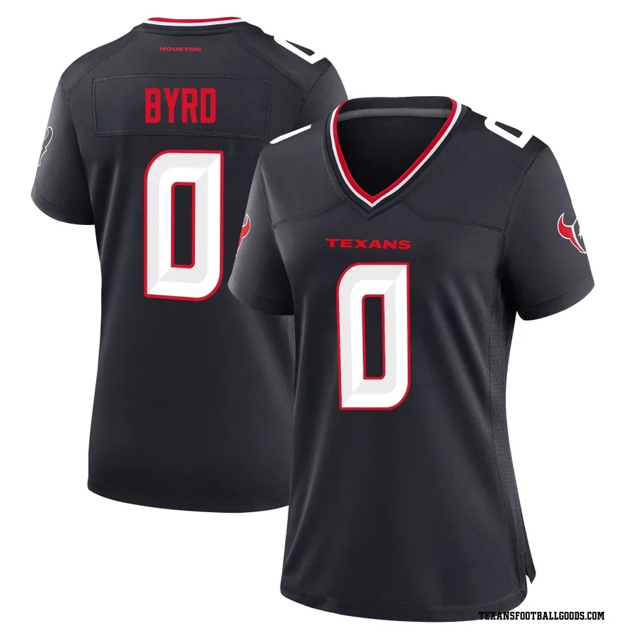 Solomon Byrd Houston Texans Women's Game Team Nike Jersey - Navy