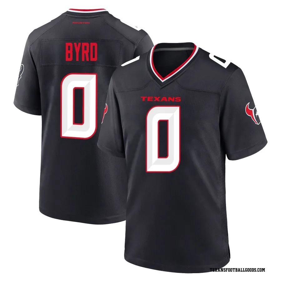 Solomon Byrd Houston Texans Youth Game Team Nike Jersey - Navy