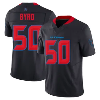 Solomon Byrd Houston Texans Youth Limited 2nd Alternate Vapor F.U.S.E. Nike Jersey - Navy