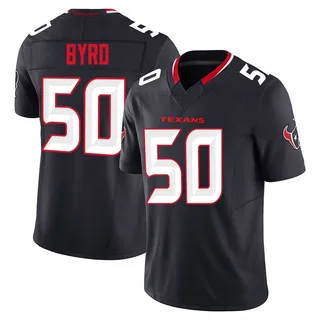 Solomon Byrd Houston Texans Youth Limited Alternate Vapor F.U.S.E. Nike Jersey - Navy