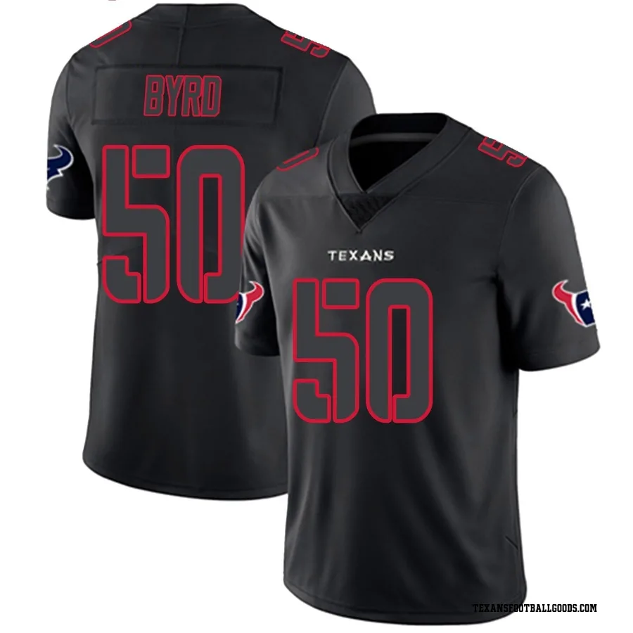 Solomon Byrd Houston Texans Youth Limited Nike Jersey - Black Impact