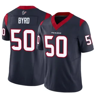 Solomon Byrd Houston Texans Youth Limited Vapor F.U.S.E. Nike Jersey - Navy