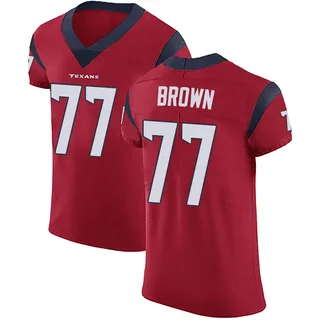 Trent Brown Houston Texans Men's Elite Alternate Vapor Untouchable Nike Jersey - Red