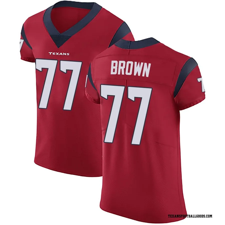 Trent Brown Houston Texans Men's Elite Alternate Vapor Untouchable Nike Jersey - Red
