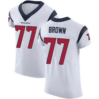 Trent Brown Houston Texans Men's Elite Vapor Untouchable Nike Jersey - White
