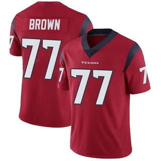 Trent Brown Houston Texans Men's Limited Alternate Vapor Untouchable Nike Jersey - Red
