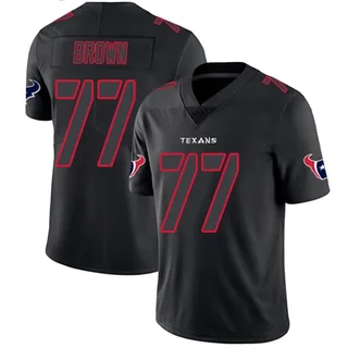 Trent Brown Houston Texans Men's Limited Nike Jersey - Black Impact