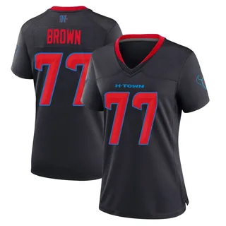 Trent Brown Houston Texans Women's Game 2nd Alternate Nike Jersey - Navy