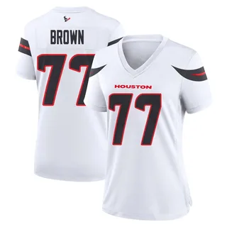 Trent Brown Houston Texans Women's Game Nike Jersey - White