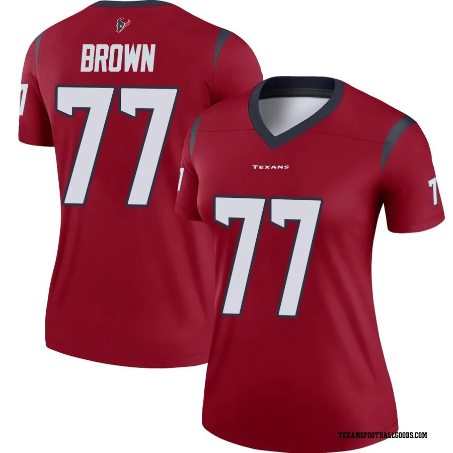 Trent Brown Houston Texans Women's Legend Nike Jersey - Red