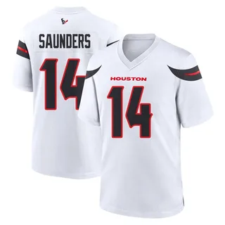 Treyvohn Saunders Houston Texans Men's Game Nike Jersey - White