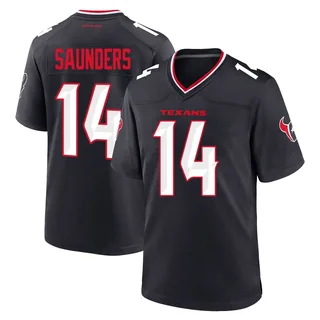 Treyvohn Saunders Houston Texans Men's Game Team Nike Jersey - Navy