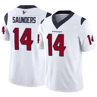 Treyvohn Saunders Houston Texans Men's Limited Vapor F.U.S.E. Nike Jersey - White