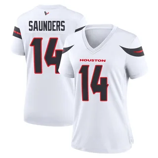 Treyvohn Saunders Houston Texans Women's Game Nike Jersey - White