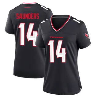 Treyvohn Saunders Houston Texans Women's Game Team Nike Jersey - Navy