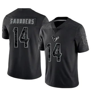 Treyvohn Saunders Houston Texans Youth Limited Reflective Nike Jersey - Black