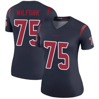 Vince Wilfork Houston Texans Women's Color Rush Legend Nike Jersey - Navy
