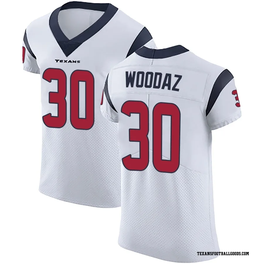 Wade Woodaz Houston Texans Men's Elite Vapor Untouchable Nike Jersey - White