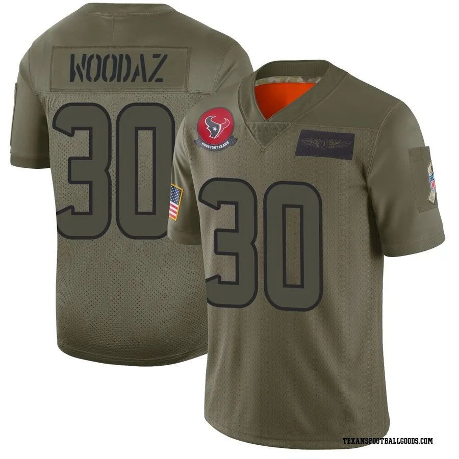 Wade Woodaz Houston Texans Men's Limited 2019 Salute to Service Nike Jersey - Camo