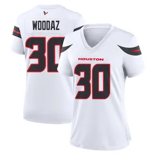 Wade Woodaz Houston Texans Women's Game Nike Jersey - White