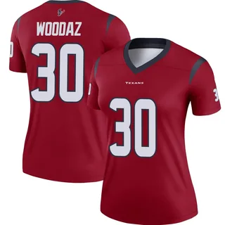 Wade Woodaz Houston Texans Women's Legend Nike Jersey - Red