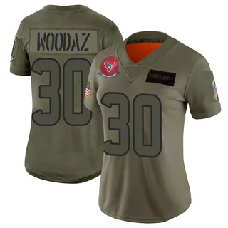 Wade Woodaz Houston Texans Women's Limited 2019 Salute to Service Nike Jersey - Camo