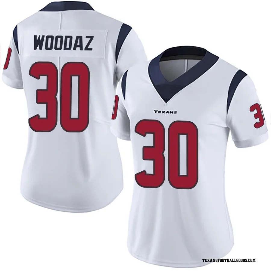Wade Woodaz Houston Texans Women's Limited Vapor Untouchable Nike Jersey - White