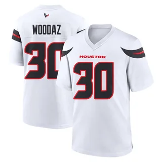 Wade Woodaz Houston Texans Youth Game Nike Jersey - White