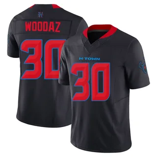 Wade Woodaz Houston Texans Youth Limited 2nd Alternate Vapor F.U.S.E. Nike Jersey - Navy