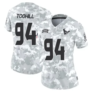 Women's Casey Toohill Houston Texans Women's Limited Arctic Camo 2024 Salute to Service Nike Jersey