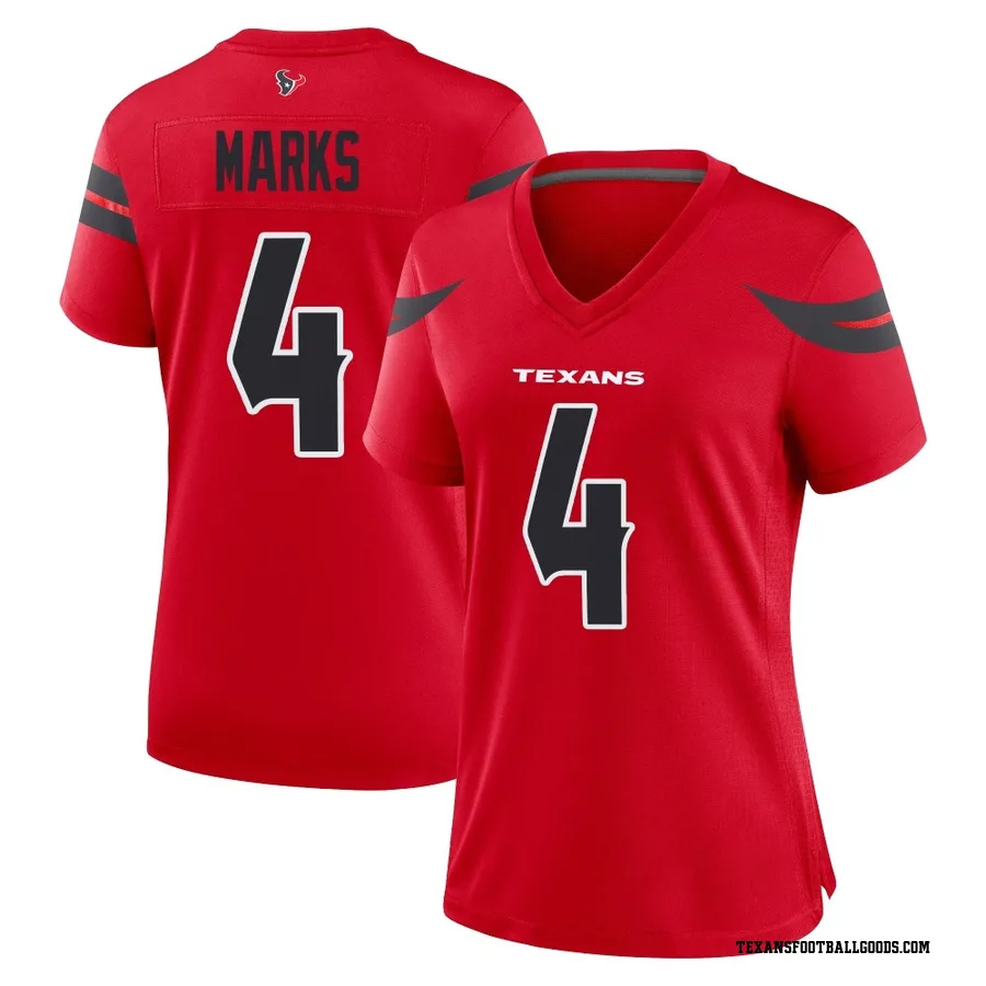 Woody Marks Houston Texans Women's Game Alternate Nike Jersey - Red
