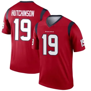 Xavier Hutchinson Houston Texans Men's Legend Nike Jersey - Red