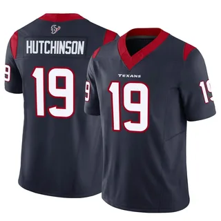 Xavier Hutchinson Houston Texans Men's Limited Vapor F.U.S.E. Jersey - Navy