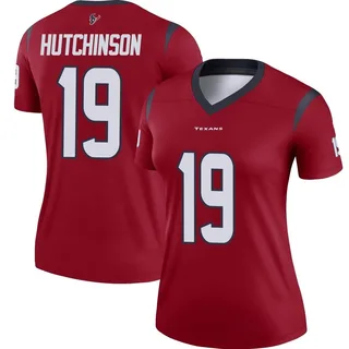 Xavier Hutchinson Houston Texans Women's Legend Nike Jersey - Red