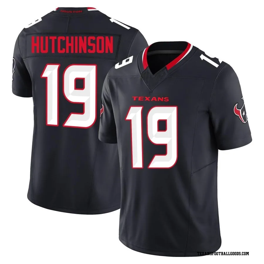 Xavier Hutchinson Houston Texans Youth Limited Alternate Vapor F.U.S.E. Nike Jersey - Navy
