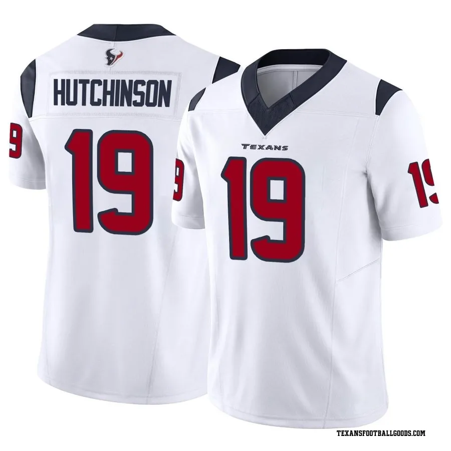 Xavier Hutchinson Houston Texans Youth Limited Vapor F.U.S.E. Nike Jersey - White