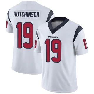 Xavier Hutchinson Houston Texans Youth Limited Vapor Untouchable Nike Jersey - White
