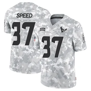 Youth Ameer Speed Houston Texans Youth Limited Arctic Camo 2024 Salute to Service Nike Jersey