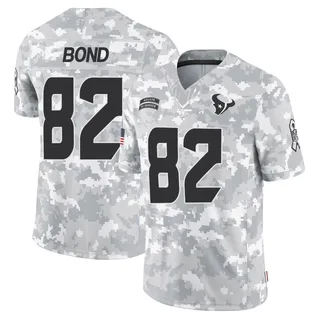 Youth Lewis Bond Houston Texans Youth Limited Arctic Camo 2024 Salute to Service Nike Jersey